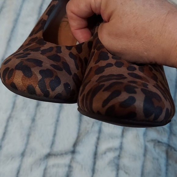 NICOLE Animal Print Heels Size 8 - Picture 4 of 7